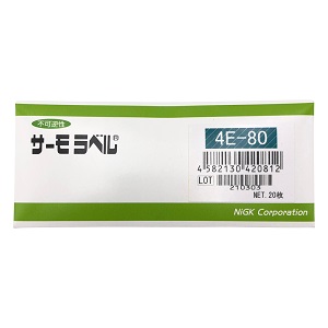Tem nhãn đo hiển thị nhiệt độ NiGK 4E-80